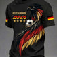 Men's German Football Fan Short Sleeves T-shirt