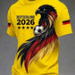 Men's German Football Fan Short Sleeves T-shirt