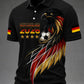 Men's German Football Fan Printed Casual T-Shirt
