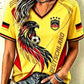 Women'S Germany Football Fan Short Sleeve T-Shirt