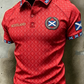Men's Scotland Printed three buttons shoulder sleeve
