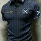Men's Scotland Printed three buttons shoulder sleeve