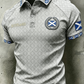 Men's Scotland Printed three buttons shoulder sleeve