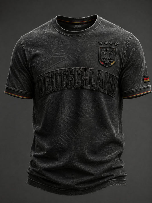 Men's Germany Football Printed T-shirt