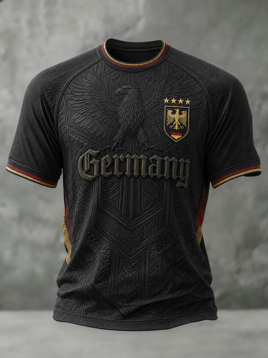 Men's Germany Football Printed T-shirt