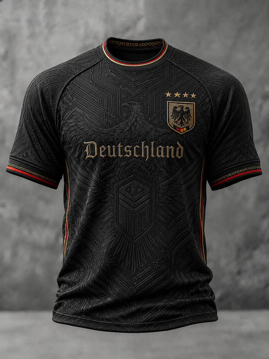 Men's Germany Football Printed T-shirt