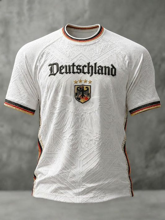 Men's Germany Football Printed T-shirt