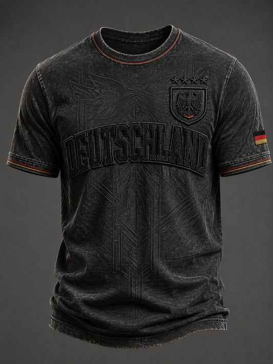 Men's Germany Football Printed T-shirt