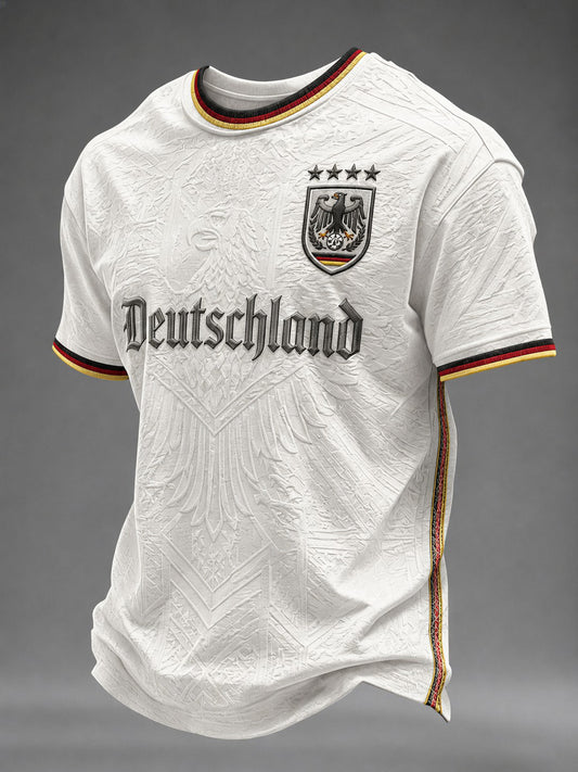 Men's Germany Football Printed T-shirt
