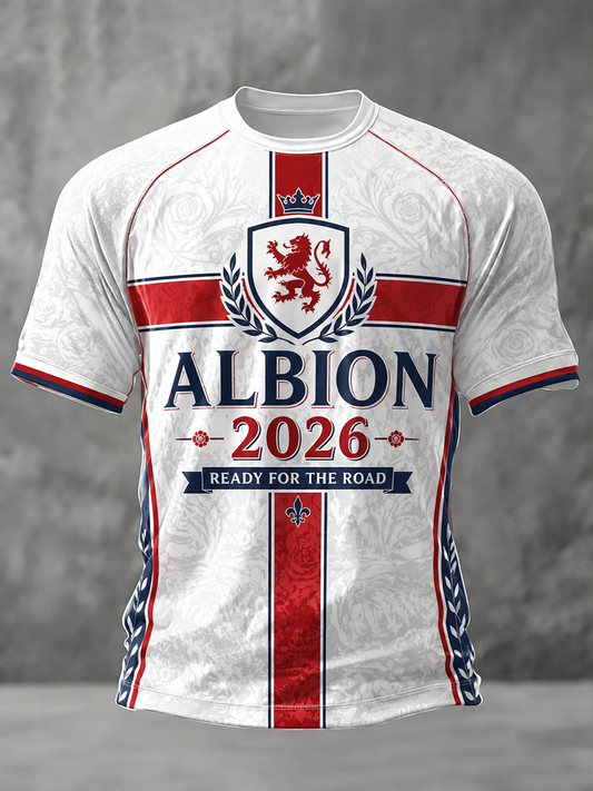Men's UK Football Lover England Printed short sleeve t-shirt