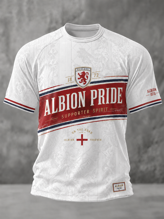 Men's UK Football Lover England Printed short sleeve t-shirt